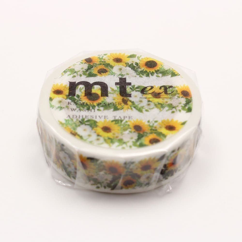 Washi Tape Ex 15 mm - Sunflower - 2 - MT masking tape - Tidformera