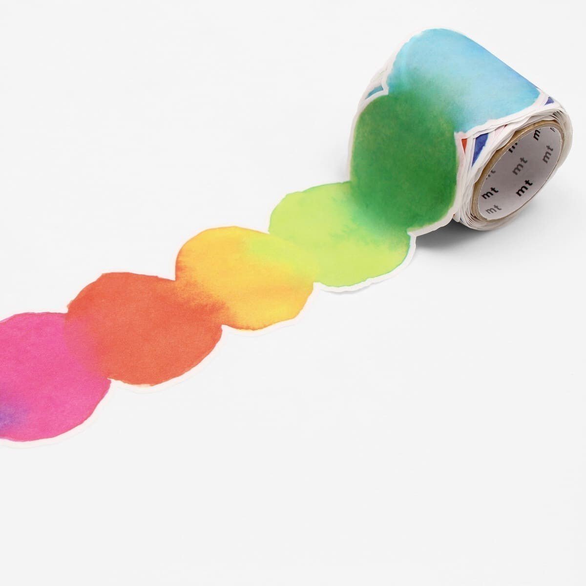 Washi Tape Fab Die Cut - Blurred watercolor - MT masking tape - Tidformera