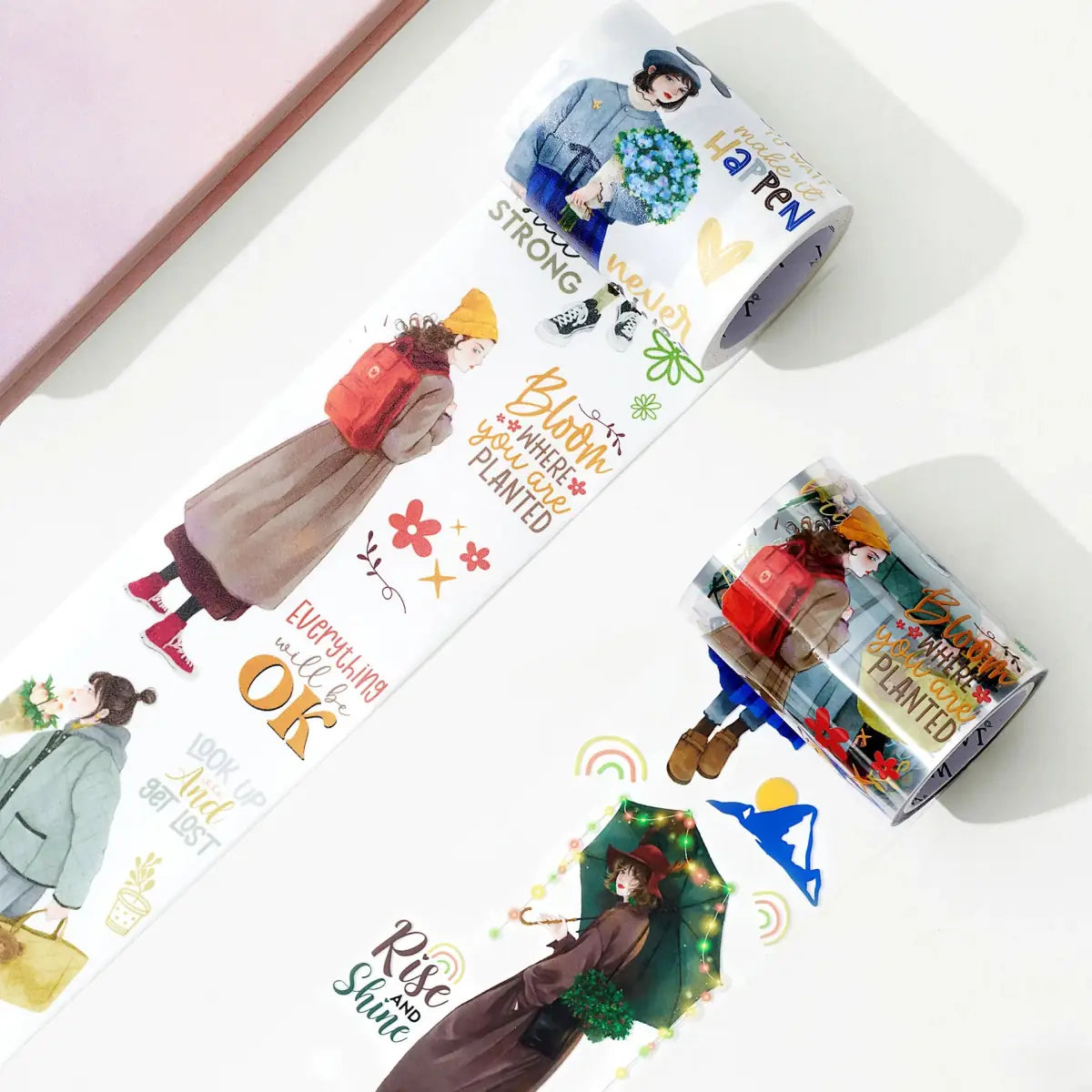 Washi tape Fiery Dream Wide - 60 mm - 6 - Washi Tape Shop - Tidformera