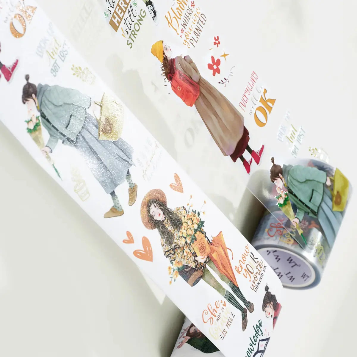 Washi tape Fiery Dream Wide - 60 mm - 4 - Washi Tape Shop - Tidformera