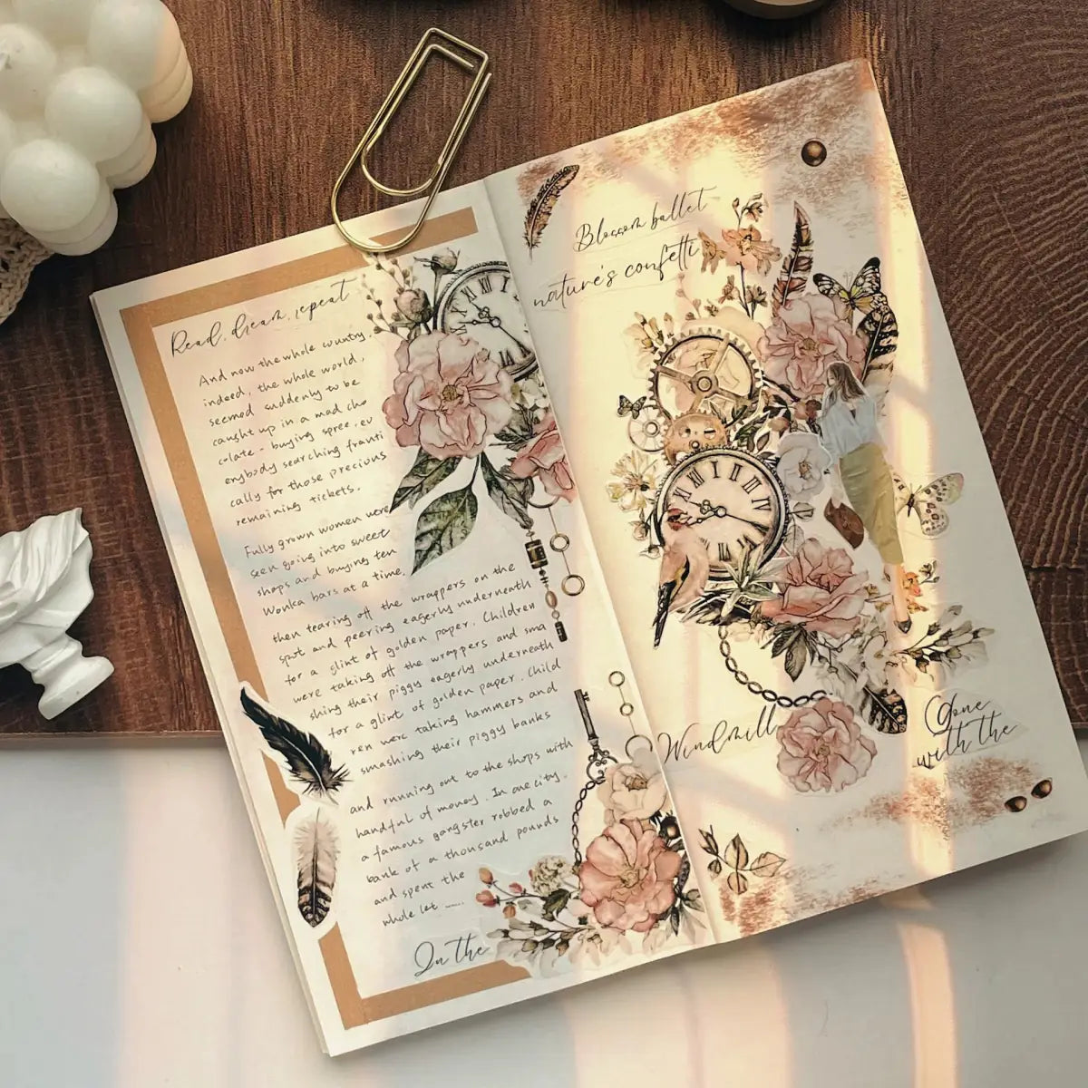 Washi tape Floral Chronicles Wide - 65 mm - 8 - Washi Tape Shop - Tidformera