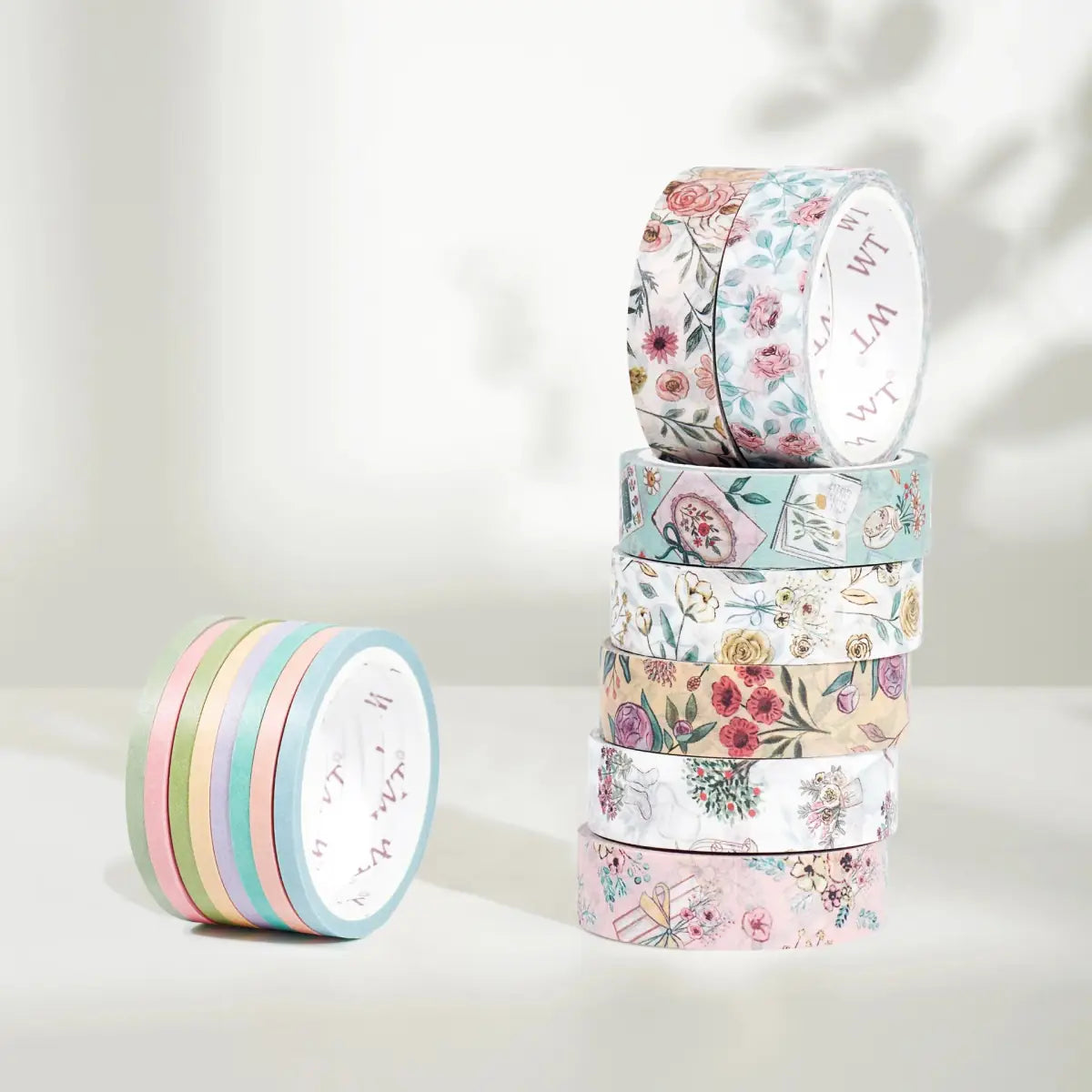 Washi tape Floral Lane 15 - pack - 6 - Washi Tape Shop - Tidformera