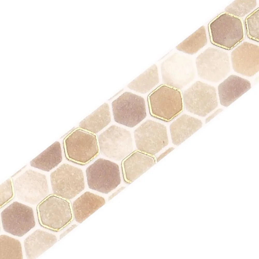 Washi Tape Grand Honeycomb - 3 - BGM - Tidformera