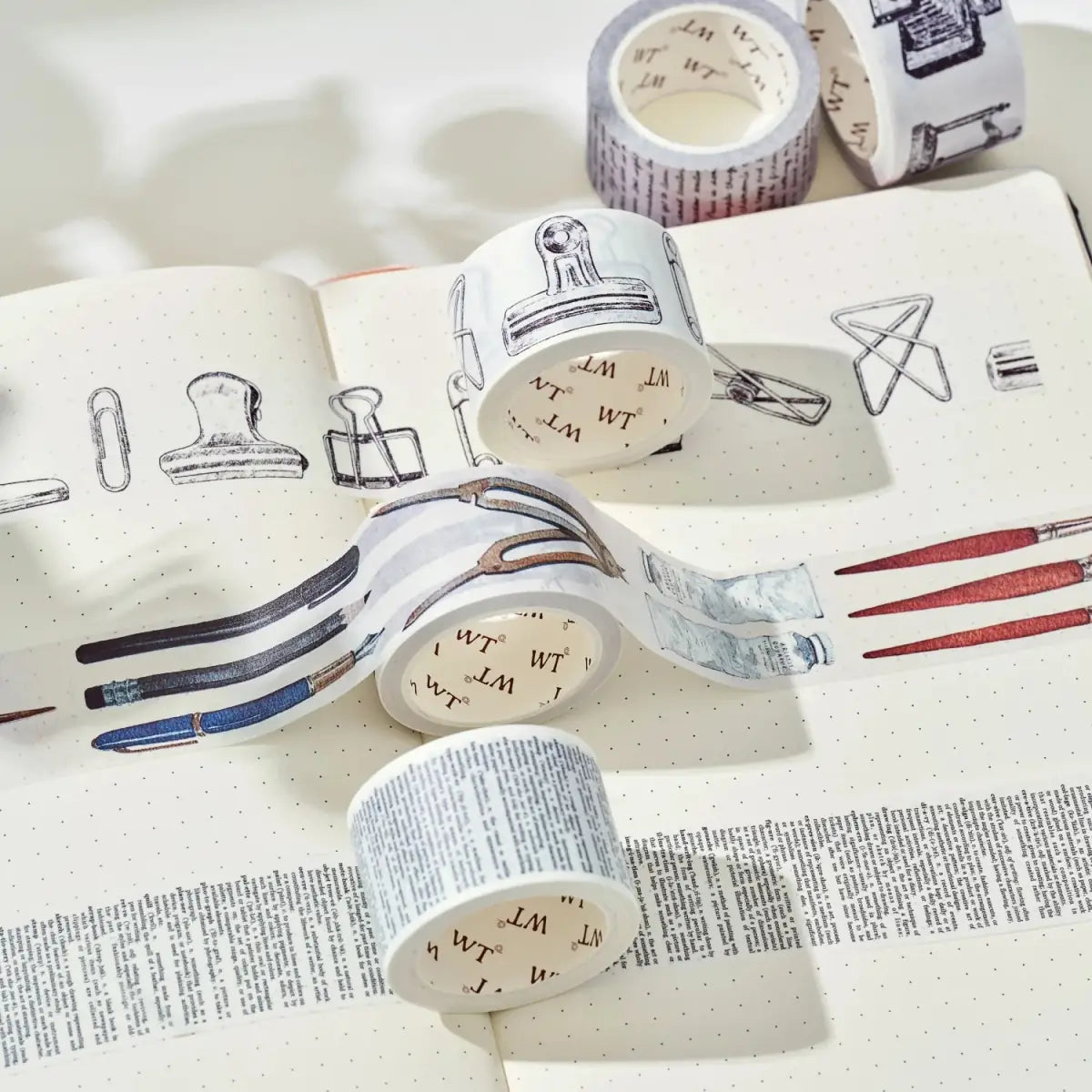 Washi tape Happy Journaling 5 - pack - 2 - Washi Tape Shop - Tidformera