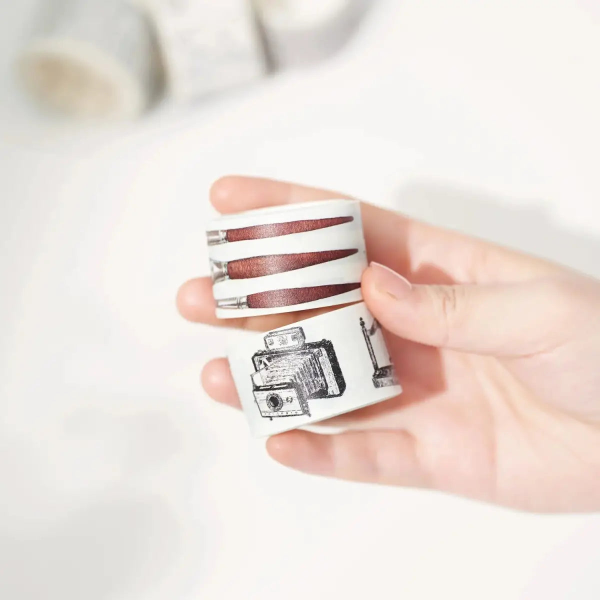 Washi tape Happy Journaling 5 - pack - 7 - Washi Tape Shop - Tidformera