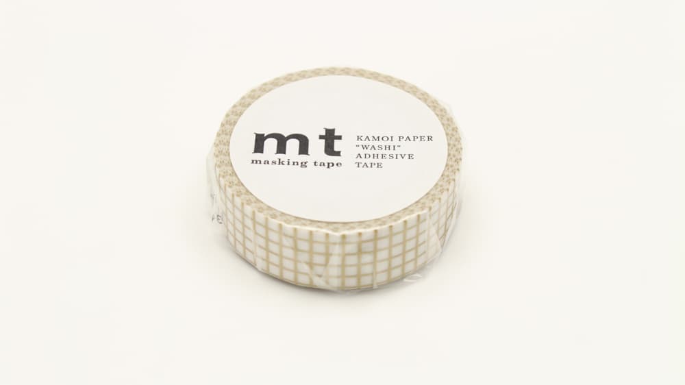 Washi Tape Hougan - Gold - 2 - MT masking tape - Tidformera