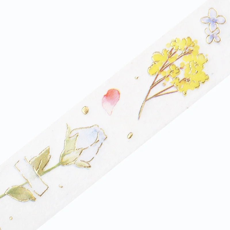 Washi Tape - Life Serie - Flower Poem - 3 - BGM - Tidformera