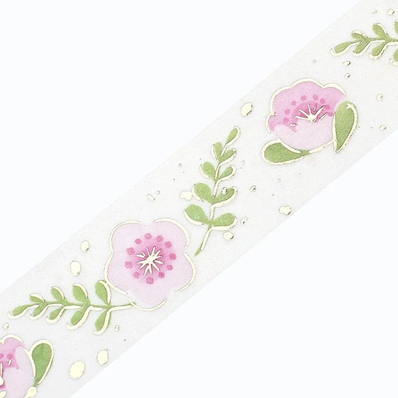 Washi Tape Life Serie - Lovely flower - 3 - BGM - Tidformera