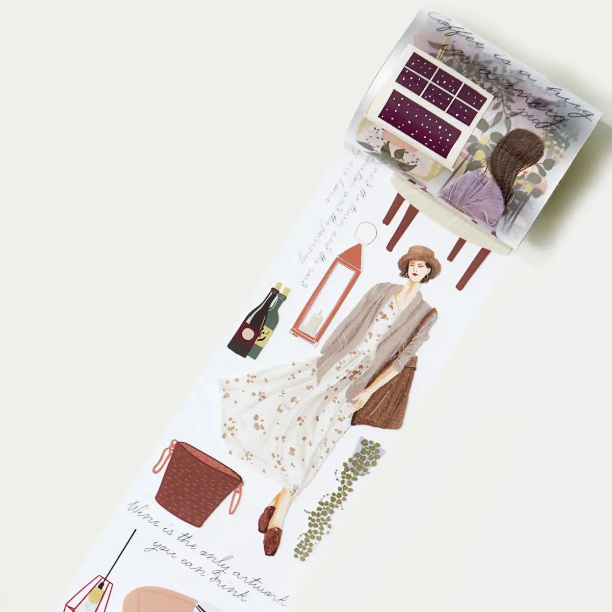 Washi tape Lisbon's Poetic Corners Wide - 55 mm - 6 - Washi Tape Shop - Tidformera