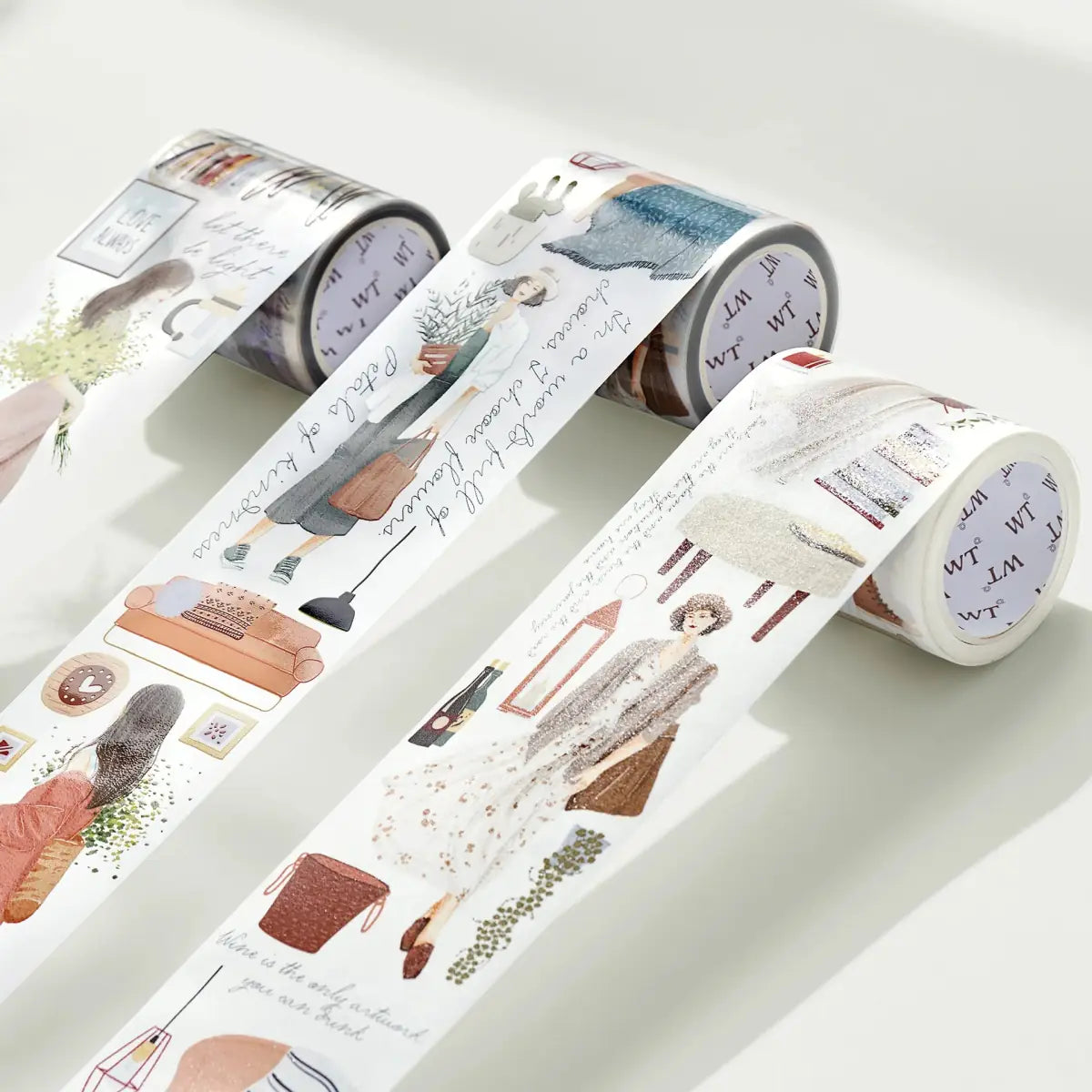 Washi tape Lisbon's Poetic Corners Wide - 55 mm - 7 - Washi Tape Shop - Tidformera