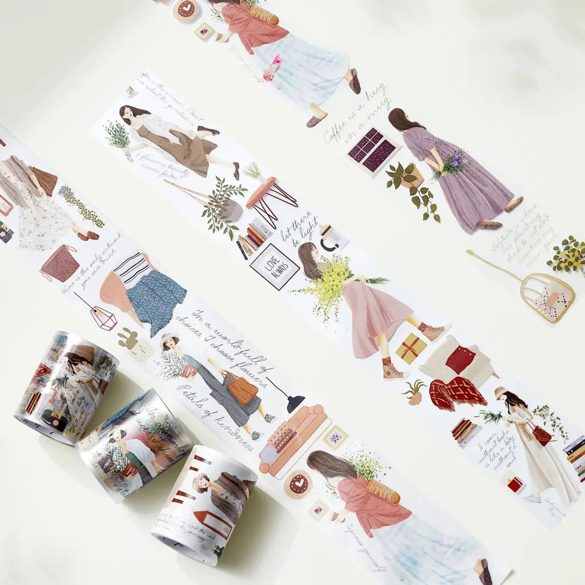 Washi tape Lisbon's Poetic Corners Wide - 55 mm - 4 - Washi Tape Shop - Tidformera