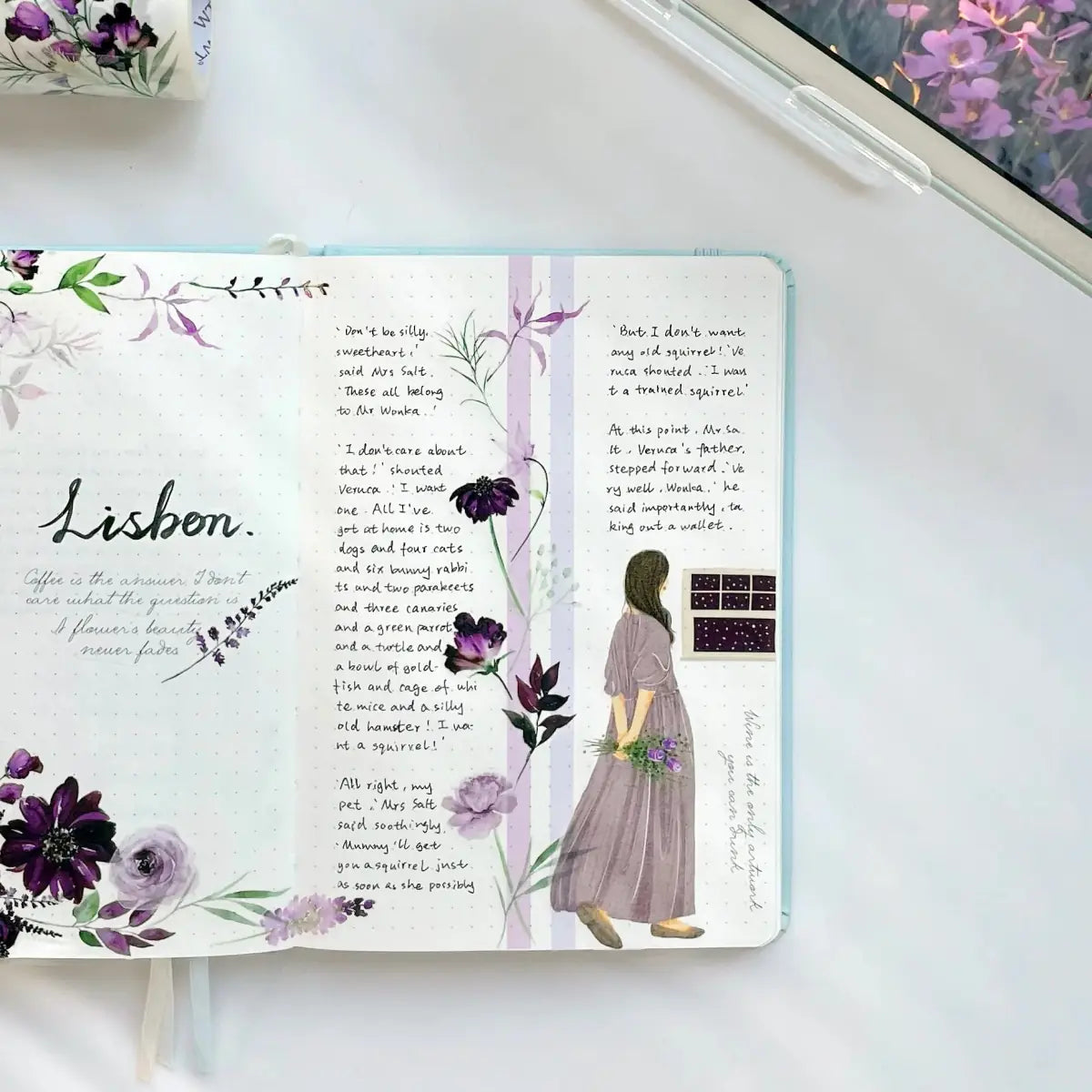Washi tape Lisbon's Poetic Corners Wide - 55 mm - 5 - Washi Tape Shop - Tidformera