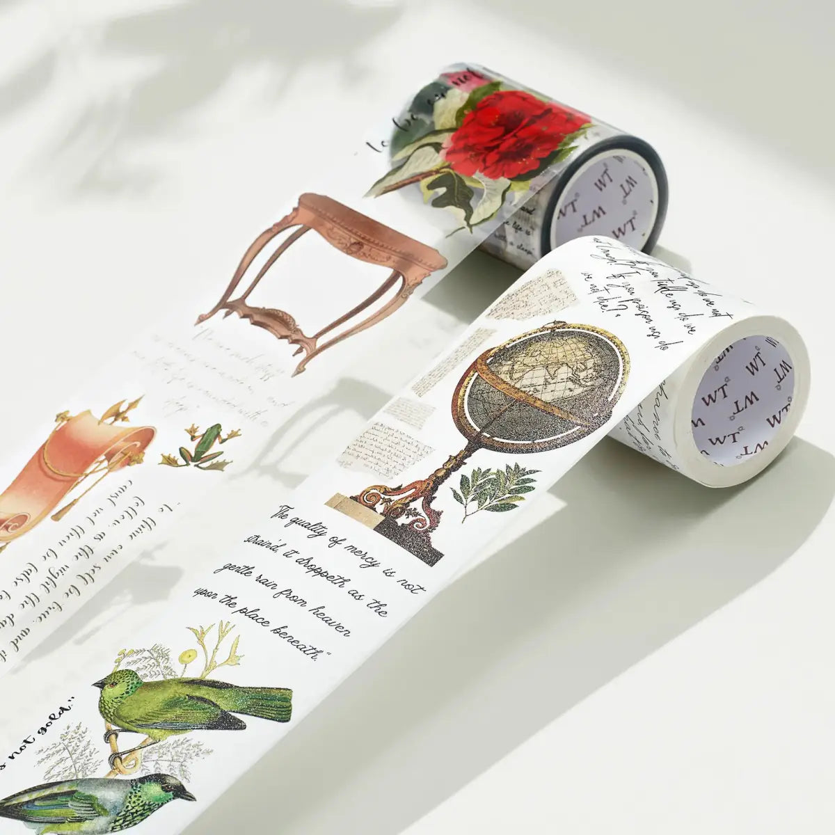 Washi tape Macbeth's Manuscripts Wide - 60 mm - 4 - Washi Tape Shop - Tidformera
