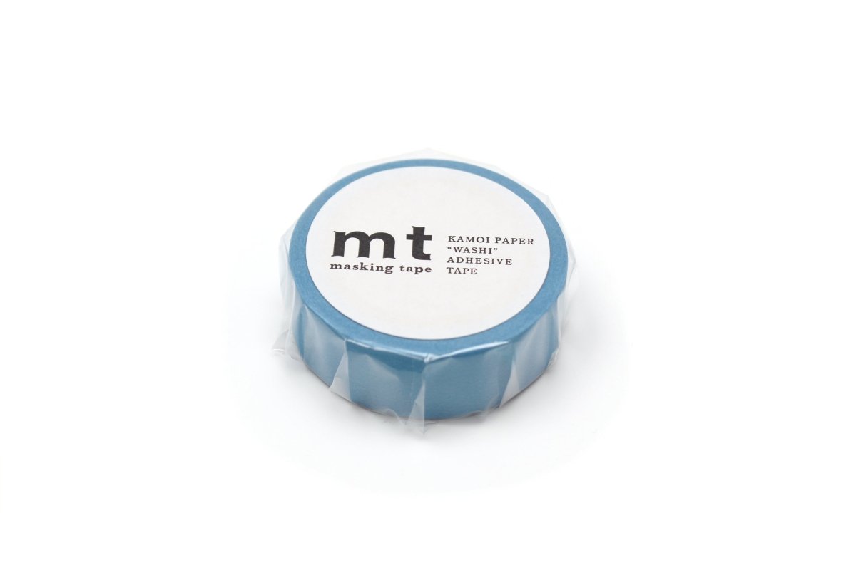Washi Tape Matte - Lightblue - 2 - MT masking tape - Tidformera