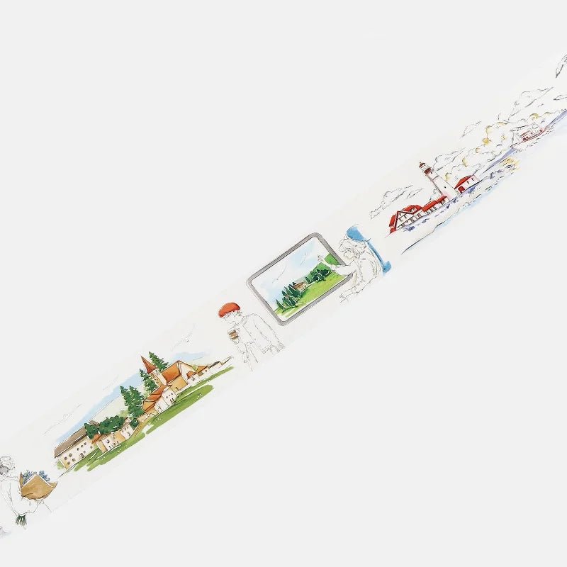 Washi Tape Memories of Travel - 2 - BGM - Tidformera