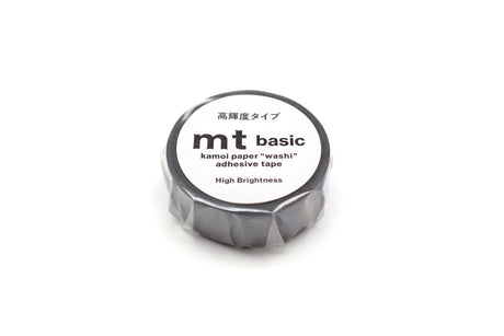 Washi Tape Metallic - Gunmetallic - 2 - MT masking tape - Tidformera