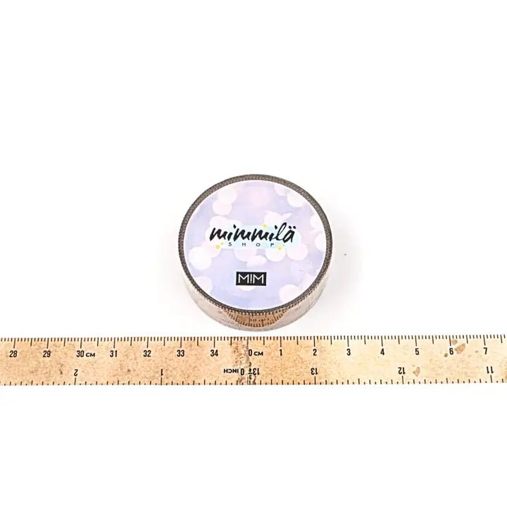 Washi tape - Mimmilä - Measuring Moments Brown 15 mm - 1 - MIC & MIM Premium Paper Shop - Tidformera
