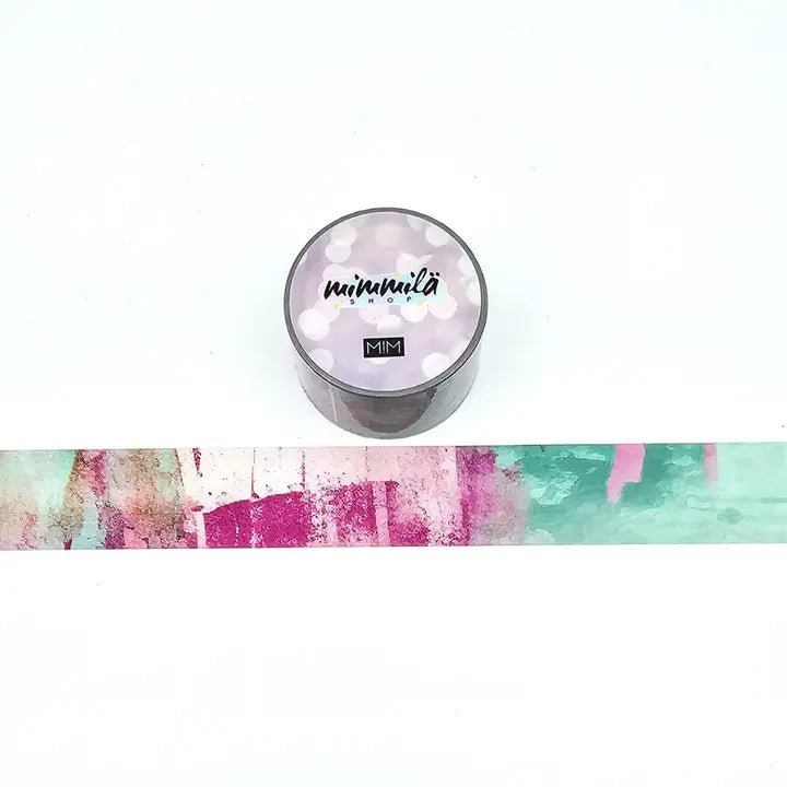Washi tape - Mimmilä - Painters' Tapes Pink Teal 25 mm - 1 - MIC & MIM Premium Paper Shop - Tidformera