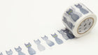 Washi Tape Minä Perhonen - Kuro - neko - 1 - MT masking tape - Tidformera
