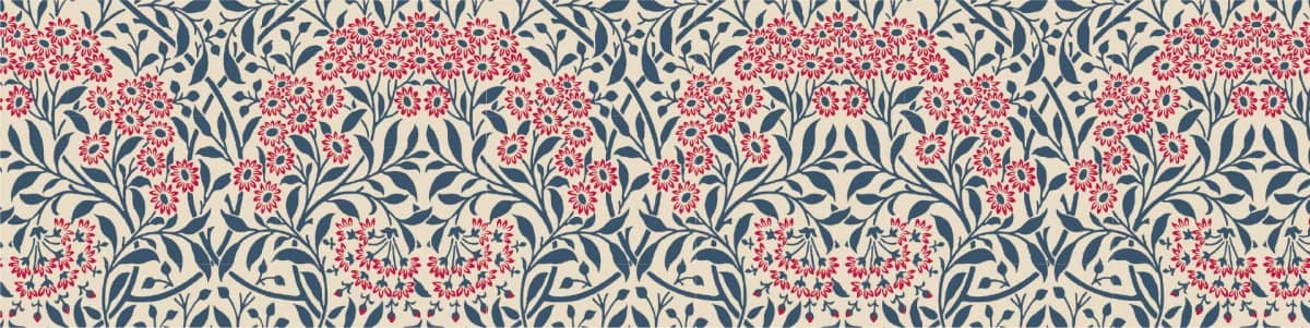 Washi Tape Morris & Co Michaelmas Daisy - 4 - MT masking tape - Tidformera