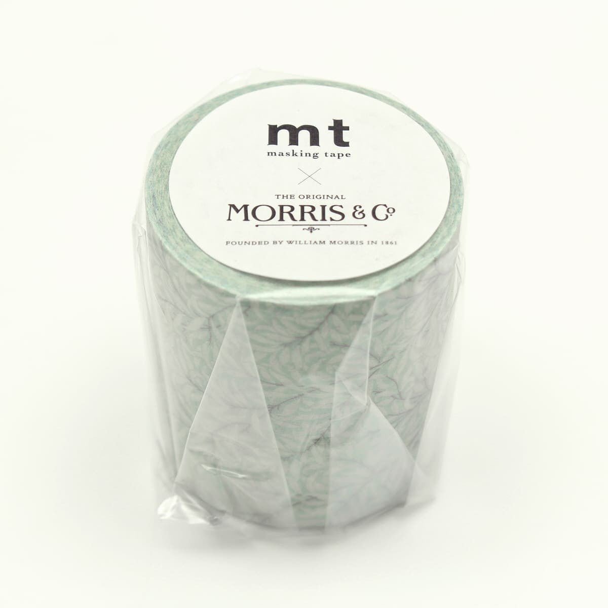 Washi Tape Morris & Co Pure Willow Bough Eggshell/Chalk 50 mm - 3 - MT masking tape - Tidformera