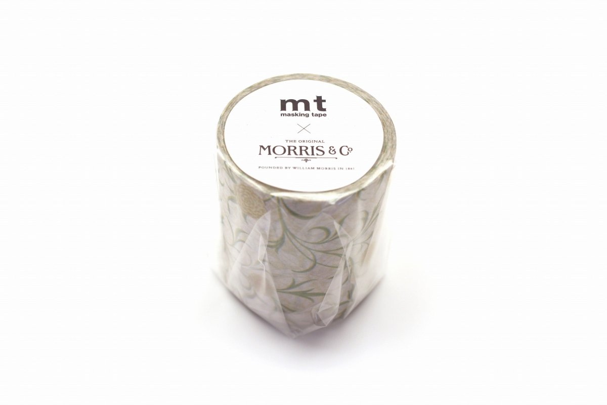Washi Tape Morris & Co Scroll and Flower - 2 - MT masking tape - Tidformera