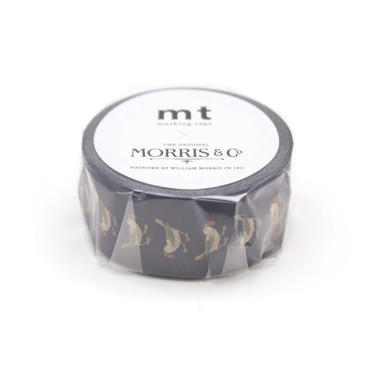 Washi Tape Morris & Co - Strawberry thief bird 20 mm - 2 - MT masking tape - Tidformera