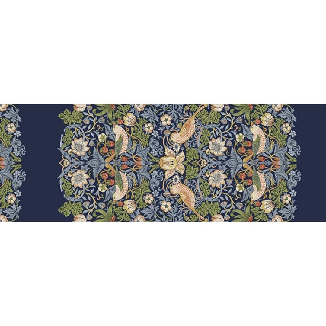 Washi Tape Morris & Co Strawberry Thief Indigo/Mineral 50 mm - 3 - MT masking tape - Tidformera
