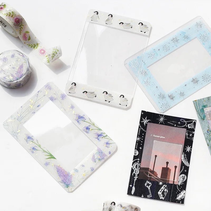 Washi tape Natural - Purple - 3 - BGM - Tidformera