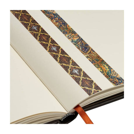 Washi Tape Paperblanks 2 - pack - Destiny & Morris Windrush frÄn Paperblanks. TvÄ mönstrade washitejp som Àr klistrad i en anteckningsbok. - Tidformera