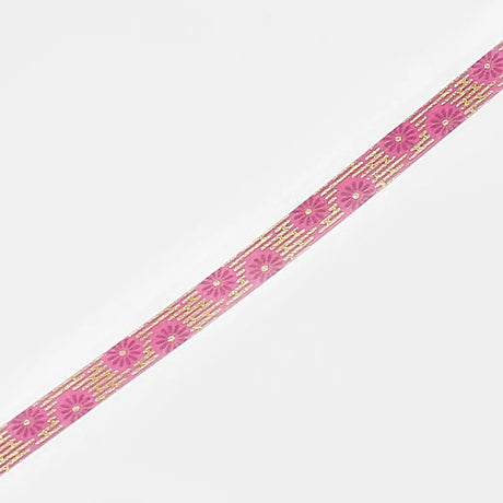 Washi Tape Pattern Chrysanthemum - 5 mm - 2 - BGM - Tidformera
