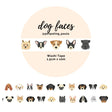 Washi tape - Penpaling Paula - Dog faces 15 mm - 1 - Penpaling Paula - Tidformera