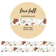Washi tape - Penpaling Paula - Love Fall 15 mm - 1 - Penpaling Paula - Tidformera
