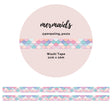 Washi tape - Penpaling Paula - Mermaids 10 mm - 1 - Penpaling Paula - Tidformera