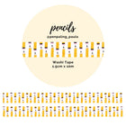 Washi tape - Penpaling Paula - Pencils 15 mm - 1 - Penpaling Paula - Tidformera