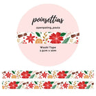 Washi tape - Penpaling Paula - Poinsettias 15 mm - 1 - Penpaling Paula - Tidformera