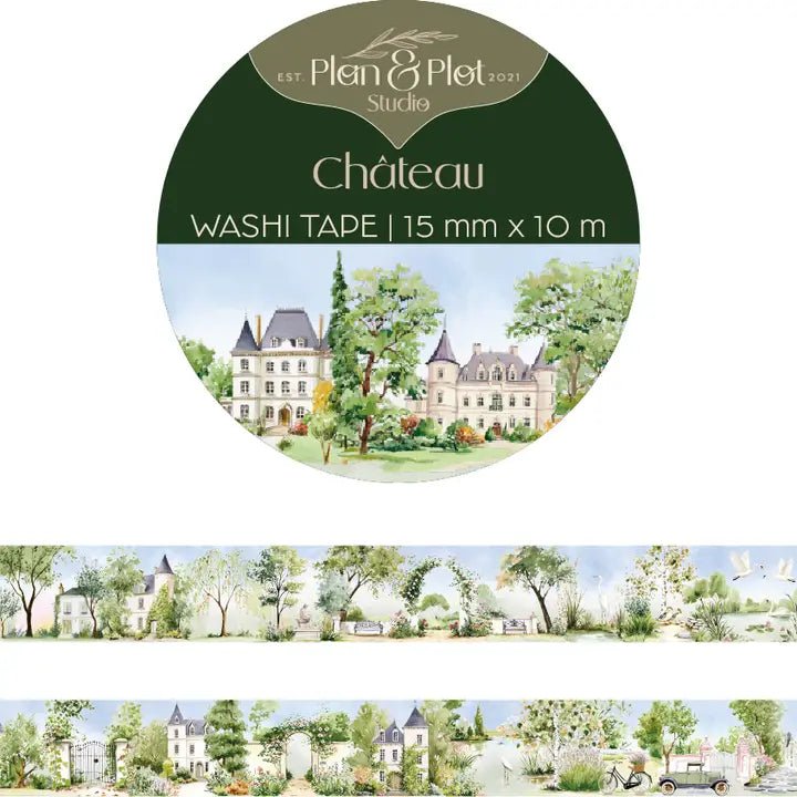 Washi tape Plan & Plot - Château 15 mm - 1 - Plan & Plot Studio - Tidformera