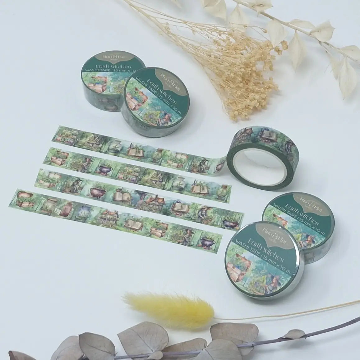 Washi tape Plan & Plot - Earth witches 15 mm - 4 - Plan & Plot Studio - Tidformera