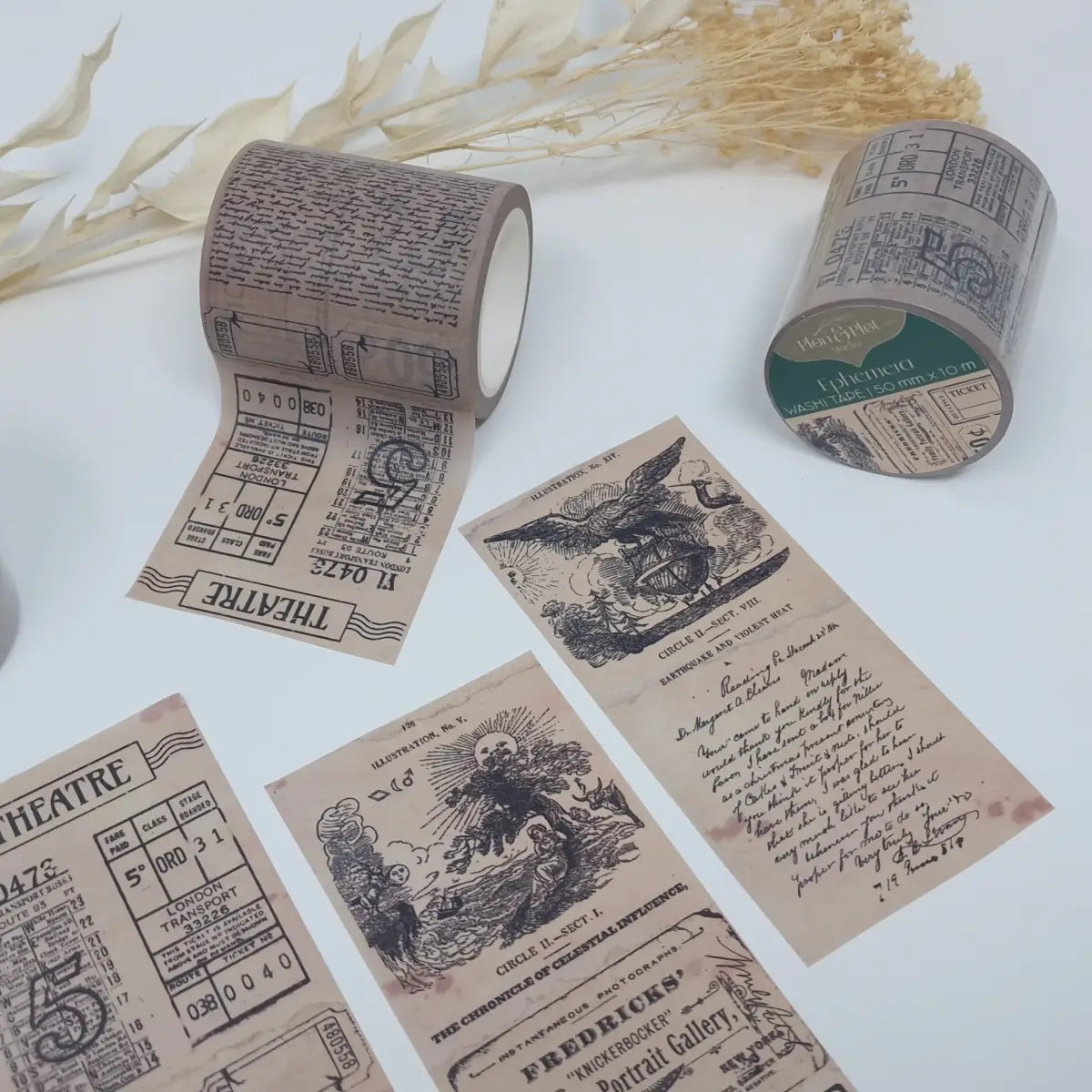 Washi tape Plan & Plot - Ephemera 50 mm - 3 - Plan & Plot Studio - Tidformera