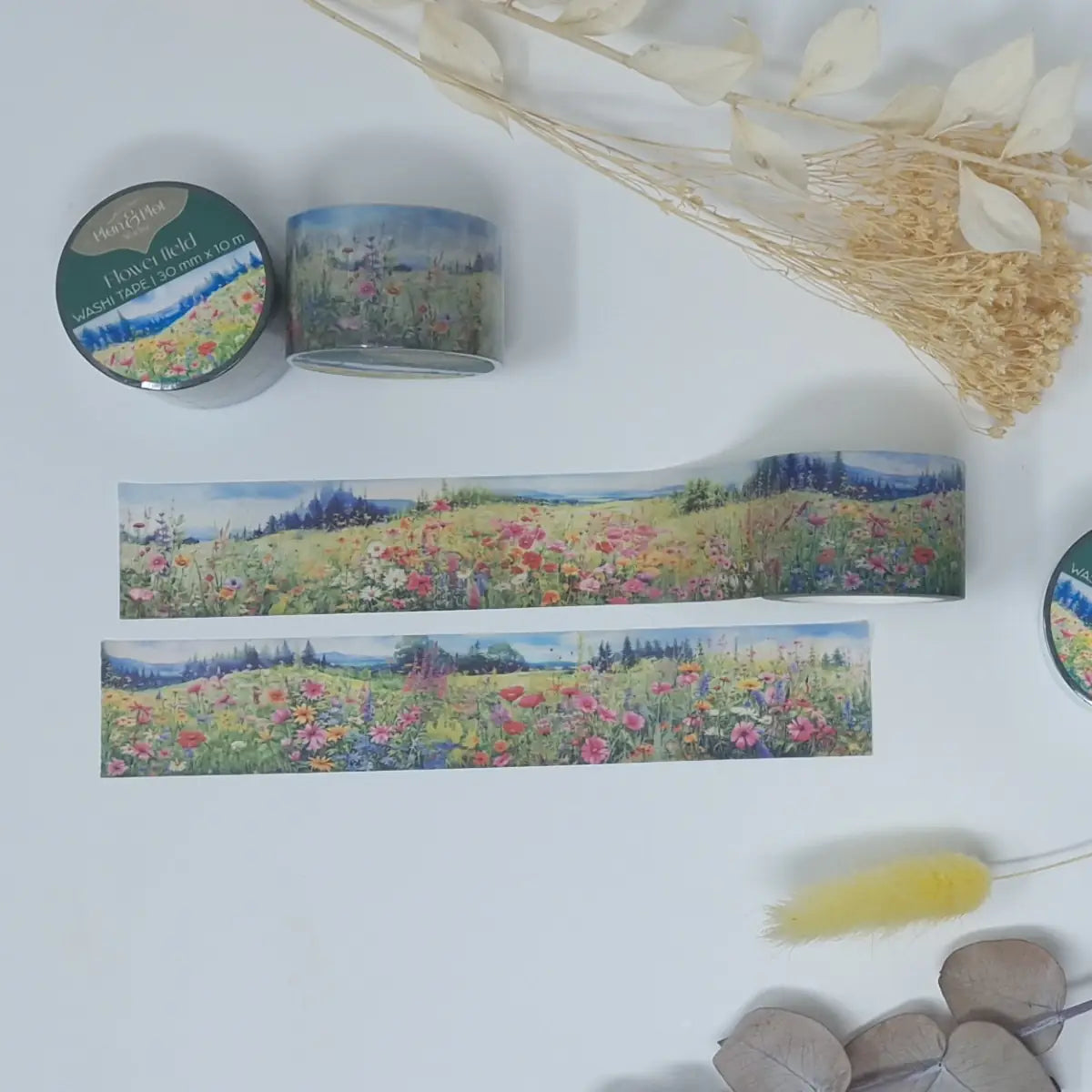 Washi tape Plan & Plot - Flower field 30 mm - 4 - Plan & Plot Studio - Tidformera