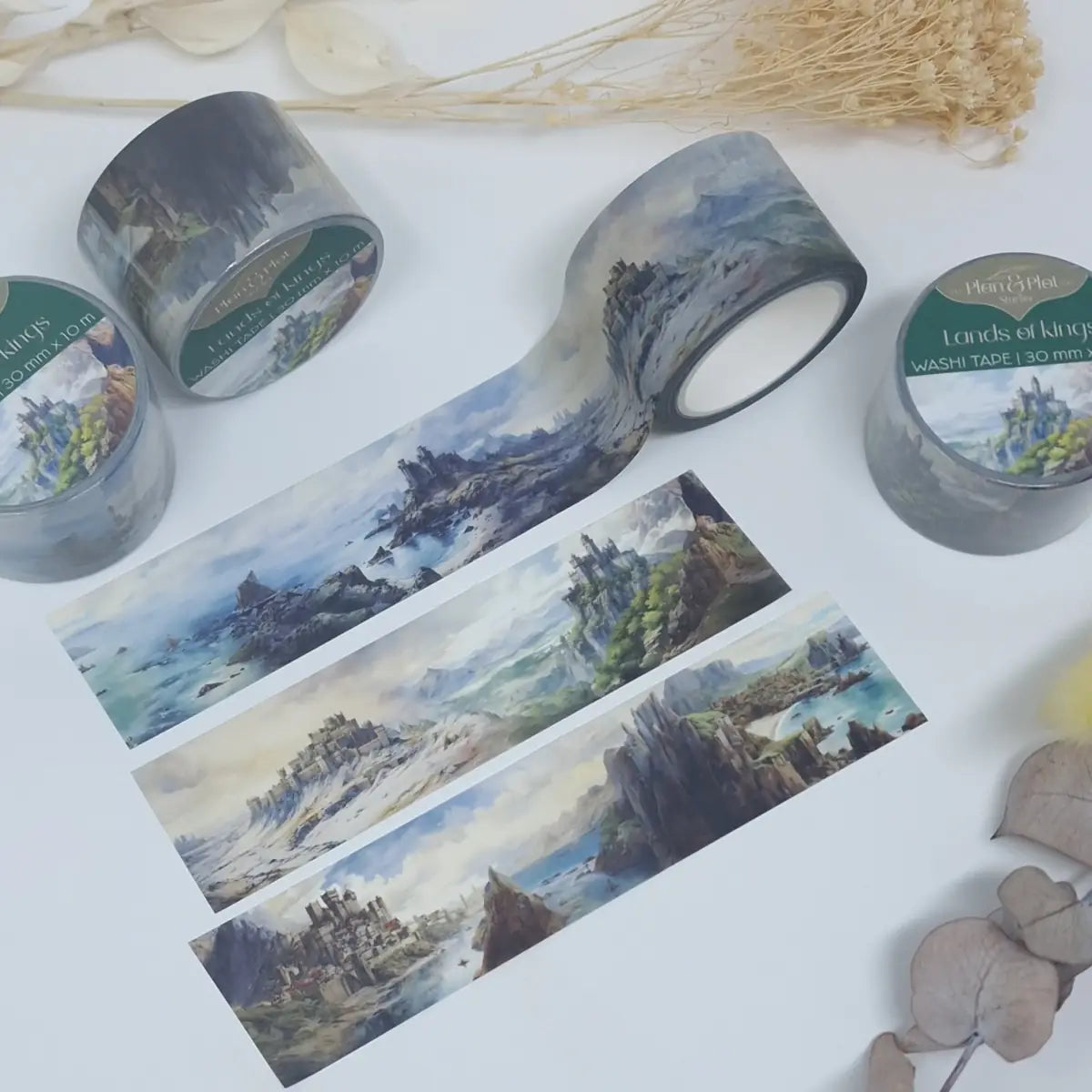 Washi tape Plan & Plot - Lands of kings 30 mm - 5 - Plan & Plot Studio - Tidformera