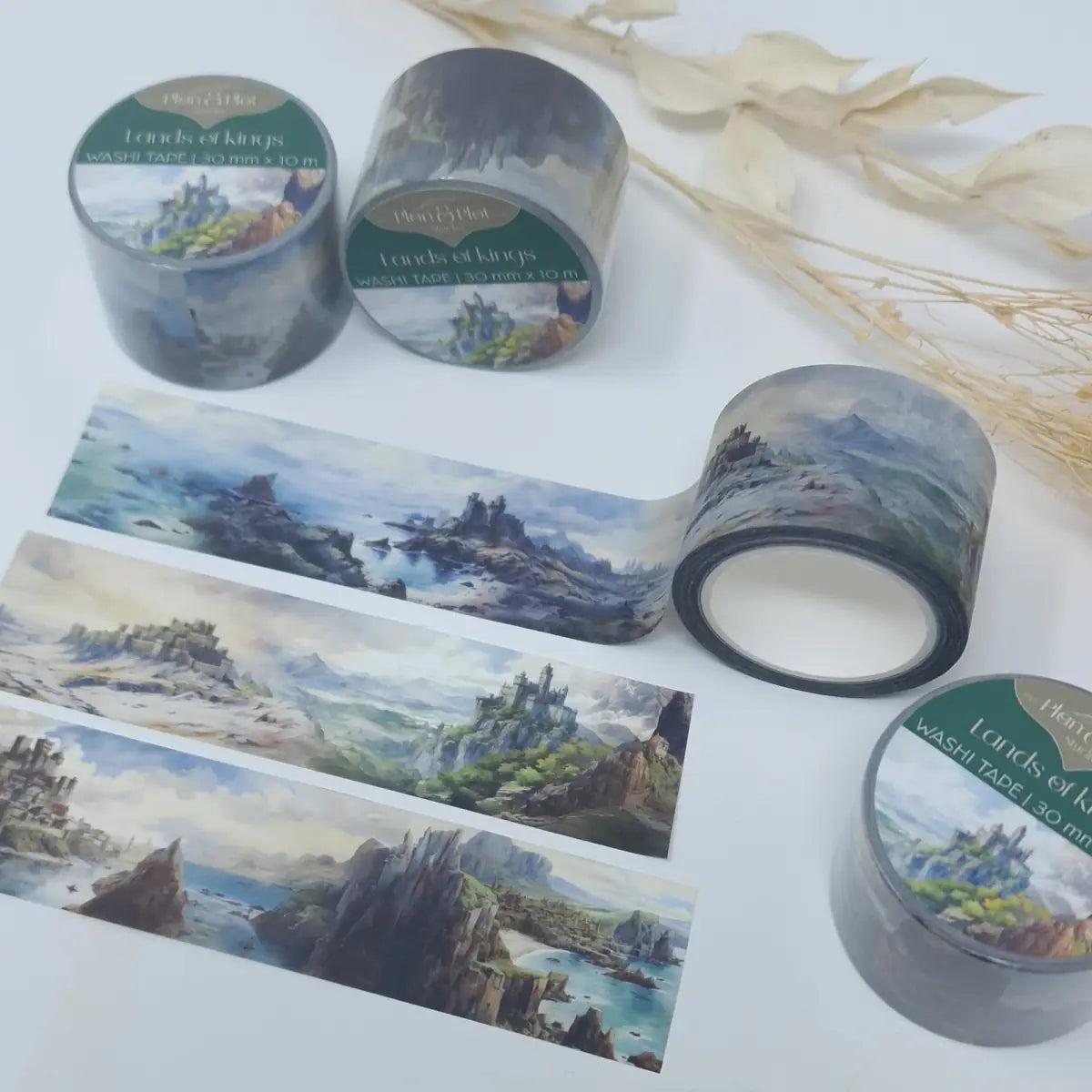Washi tape Plan & Plot - Lands of kings 30 mm - 7 - Plan & Plot Studio - Tidformera