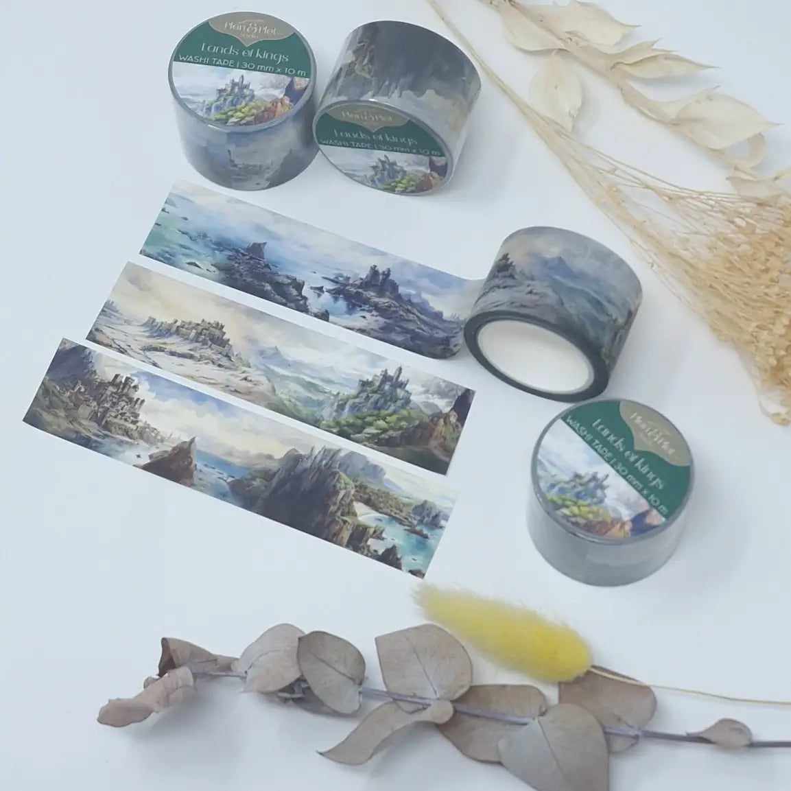 Washi tape Plan & Plot - Lands of kings 30 mm - 6 - Plan & Plot Studio - Tidformera