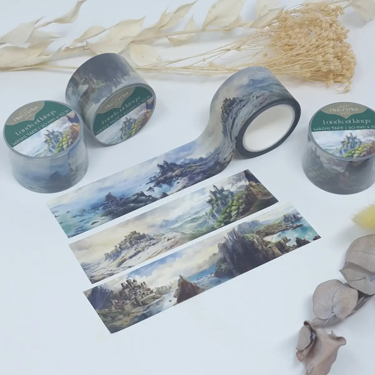 Washi tape Plan & Plot - Lands of kings 30 mm - 3 - Plan & Plot Studio - Tidformera