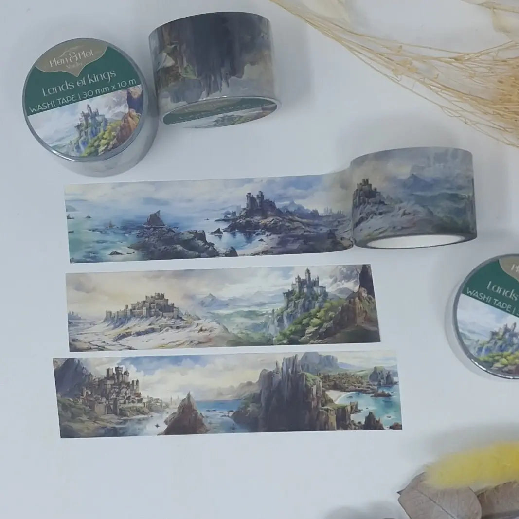 Washi tape Plan & Plot - Lands of kings 30 mm - 2 - Plan & Plot Studio - Tidformera