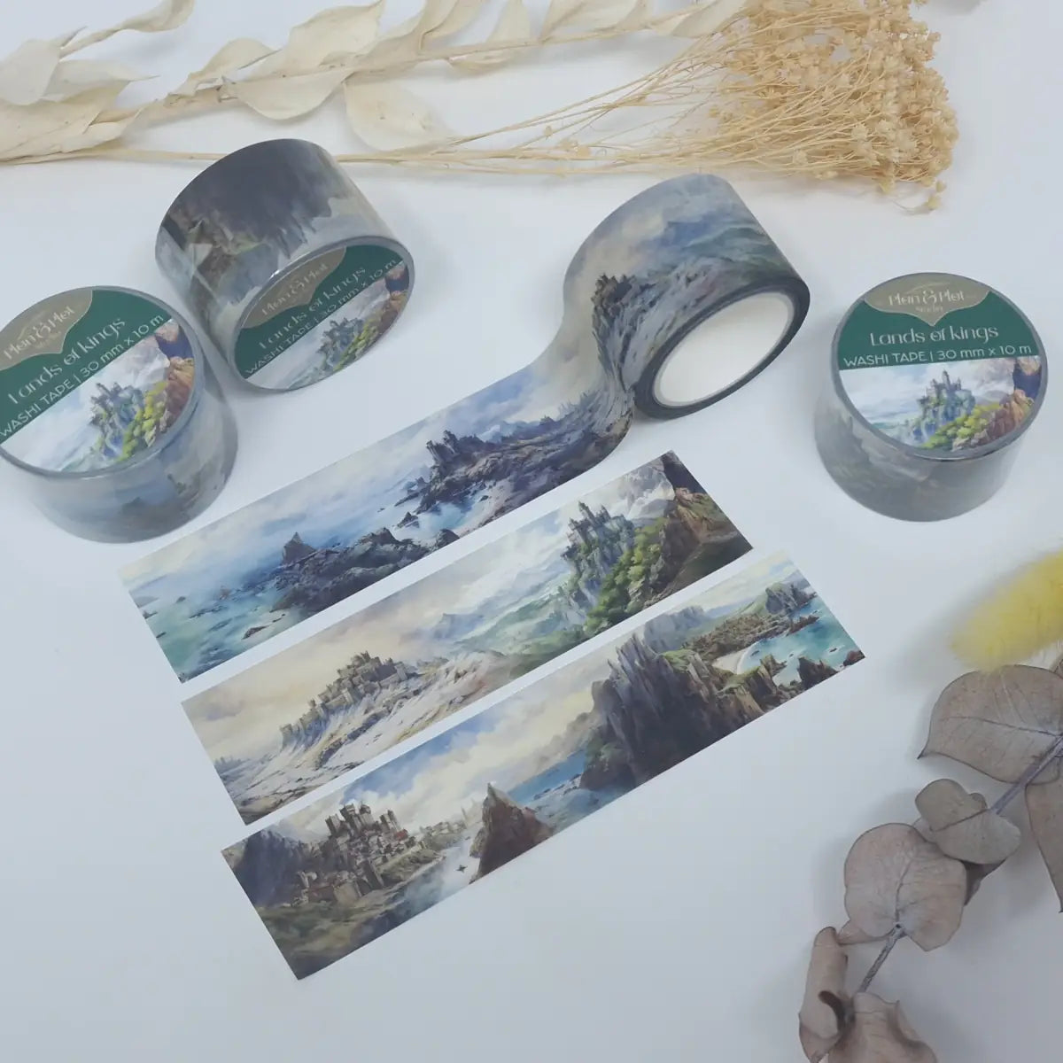 Washi tape Plan & Plot - Lands of kings 30 mm - 13 - Plan & Plot Studio - Tidformera