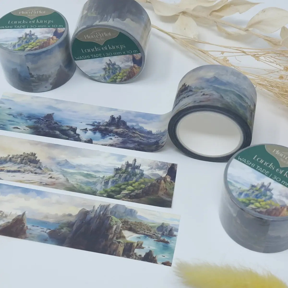 Washi tape Plan & Plot - Lands of kings 30 mm - 12 - Plan & Plot Studio - Tidformera