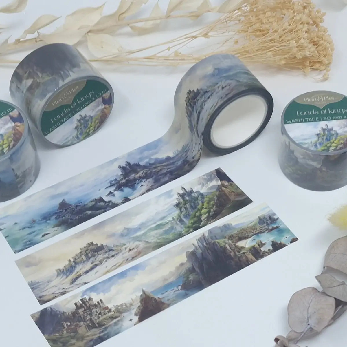 Washi tape Plan & Plot - Lands of kings 30 mm - 10 - Plan & Plot Studio - Tidformera