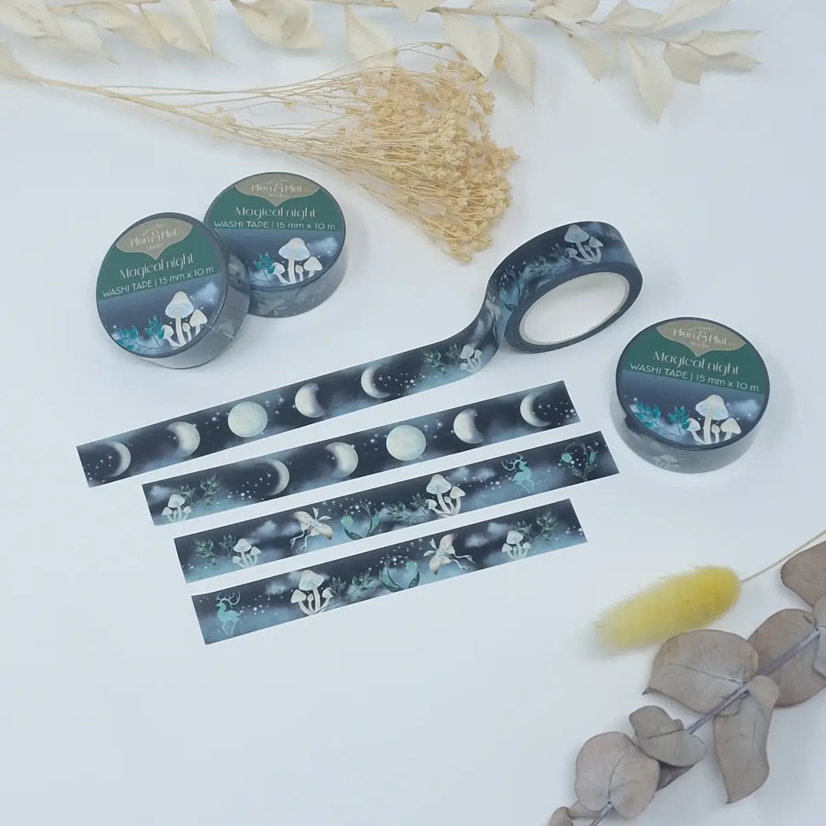 Washi tape Plan & Plot - Magical night 15 mm - 11 - Plan & Plot Studio - Tidformera