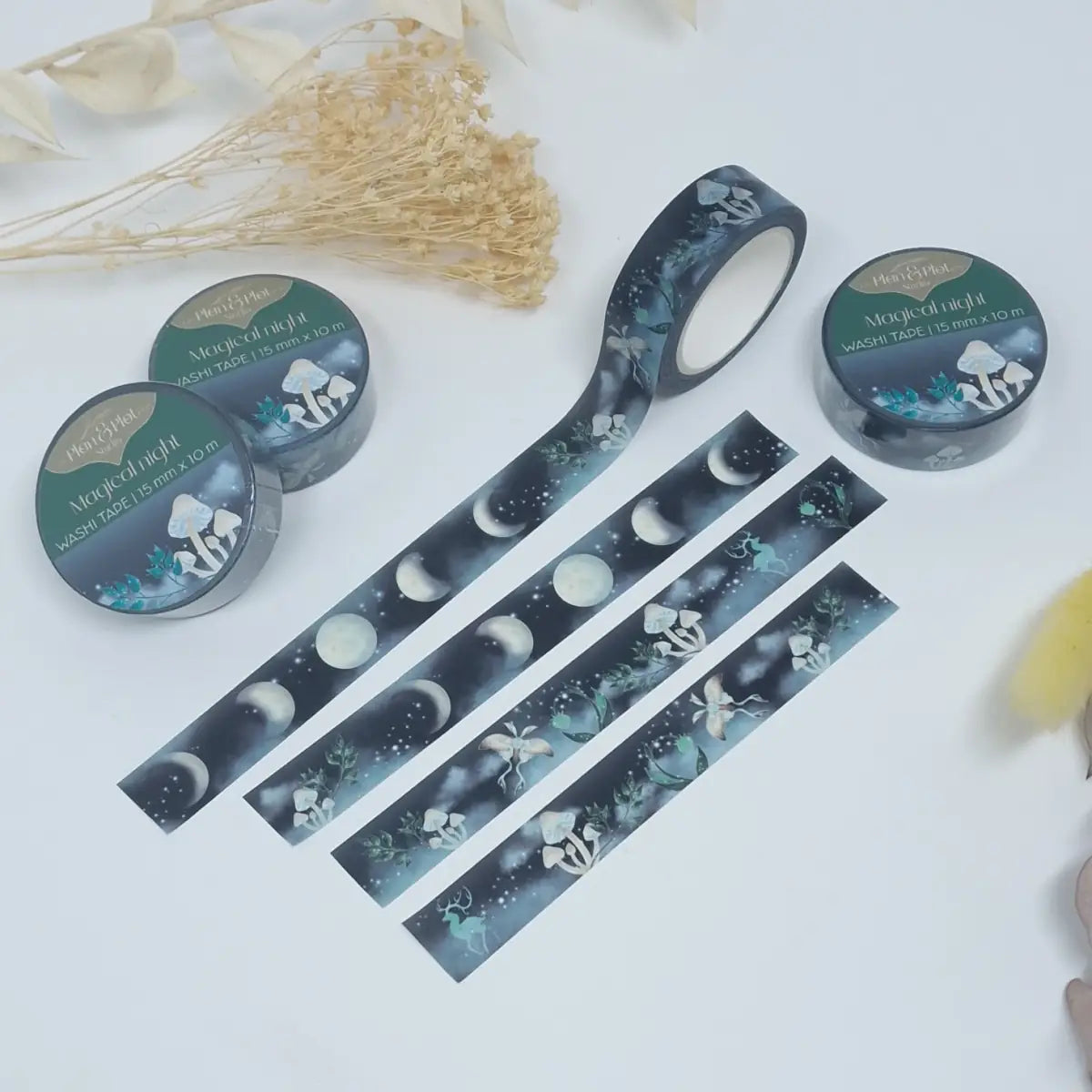 Washi tape Plan & Plot - Magical night 15 mm - 4 - Plan & Plot Studio - Tidformera